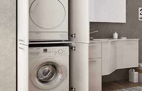 Mobili su misura per una lavanderia in casa - Arredi e Mobili